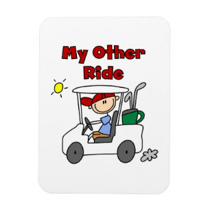 Golf My Other Ride Magnet