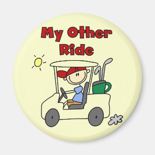 Golf My Other Ride Magnet
