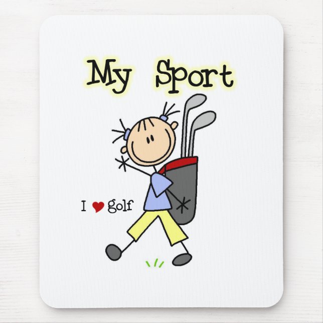 Golf My Sport Mouse Mat (Front)