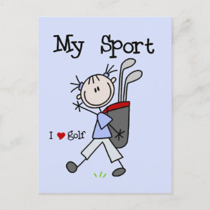 Golf My Sport T-shirts and Gifts Postcard