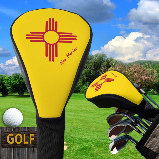Golf New Mexico & Mexico Flag / Golf Clubs Covers (Creator Uploaded)