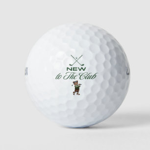 Golf "NEW TO THE CLUB" BABY Shower Balls