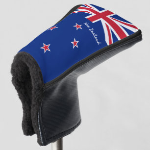 Golf New Zealand & Zealand Flag /Golf Clubs Covers