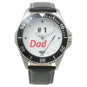 GOLF Number One DAD, Golf Club, Cool Mens Watch