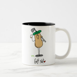 Golf Nut T-shirts and Gifts Two-Tone Coffee Mug