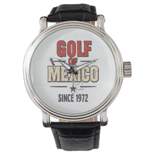 Golf of Mexico' Parody with Vintage Watch