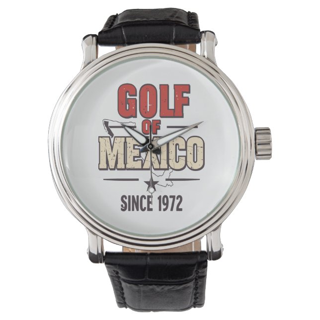 Golf of Mexico' Parody with Vintage Watch (Front)