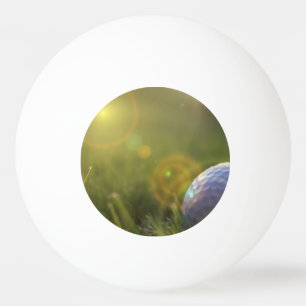 Golf on a Sunny Day Ping Pong Ball