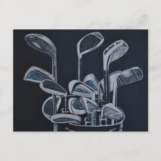 "Golf Outing Notice" post card