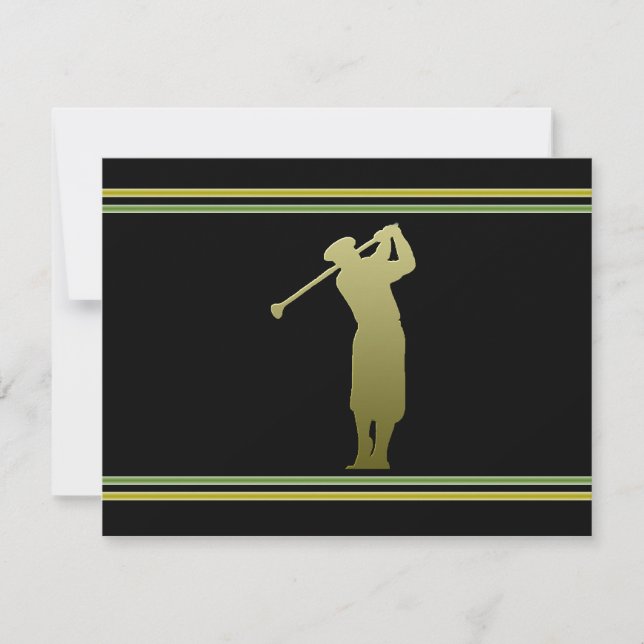 Golf Outing Party Invitation (Front)