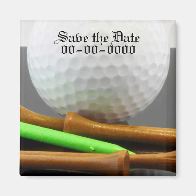 Golf Outting Save the Date Magnet (Front)