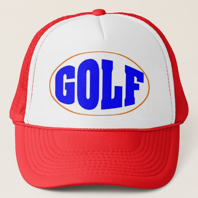 Golf Oval Trucker Hat (Front)