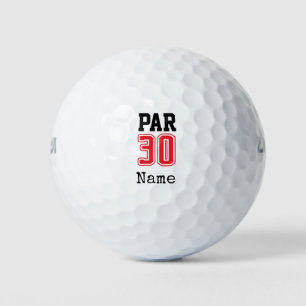 Golf  Par 30th birthday golfer Golf Balls