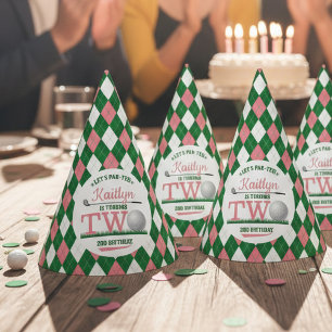 Golf PAR-TEE 2nd Birthday Party Hat