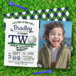 Golf PAR-TEE 2nd Birthday Photo Invitation<br><div class="desc">Celebrate in style with these trendy birthday invitations. The design is easy to personalise with your special event wording and your guests will be thrilled when they receive these fabulous invites.</div>