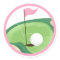 Golf Par-Tee Cupcake Girl Birthday Hole in One