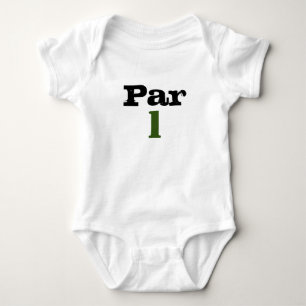 Golf Par tee one year old for baby golfer birthday
