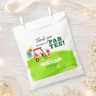 Golf Par-tee Swing By Boy Kids Birthday Thank You Favour Bags
