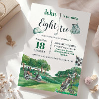 Golf Party 80th Birthday Turning Eighty