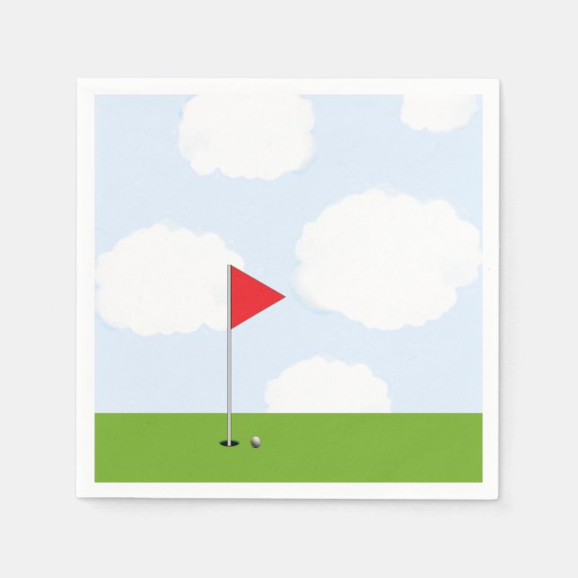 Golf Party Napkin (Front)