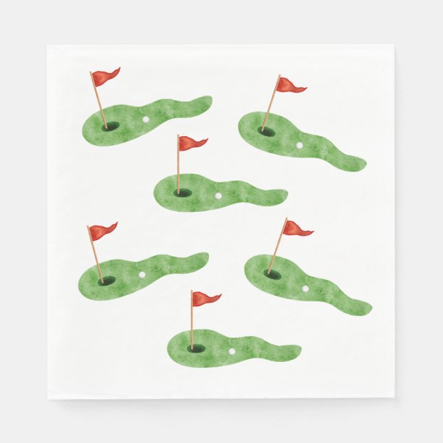 Golf Party Napkins (Front)