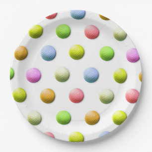 Golf Party Paper Plate