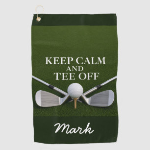 Golf Personalised Golf Saying on Putting Green Towel