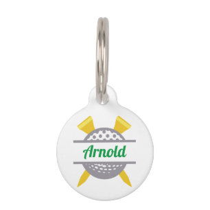 Golf Personalised Pet Tag