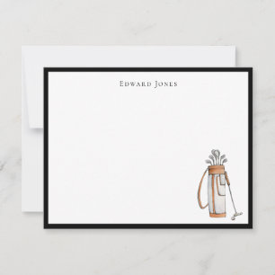 Golf personalises Note Card