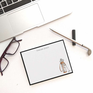Golf personalises Note Card