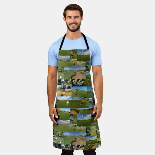 Golf Photo Collage, Full Print Apron