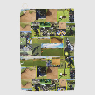 Golf Photo Collage. Golf Towel