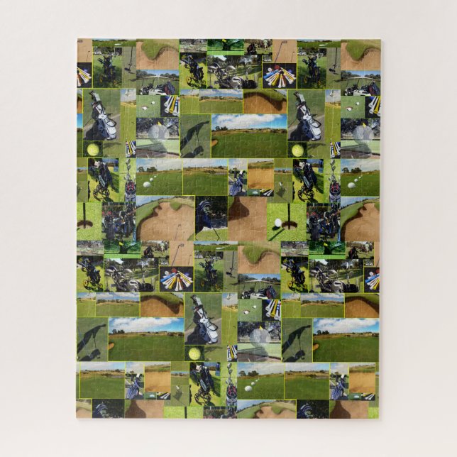 Golf Photo Collage, Jigsaw Puzzle (Vertical)