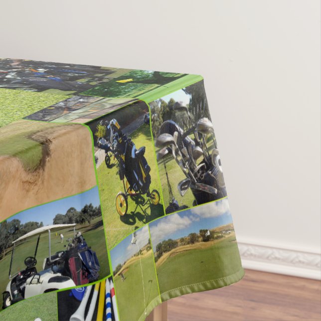 Golf Photo Collage, Tablecloth (In Situ)