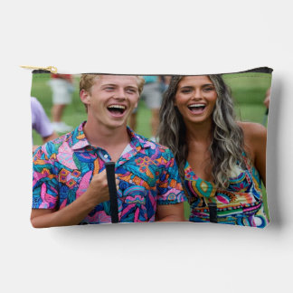 Golf Photo Customize Personalize Accessory Pouch