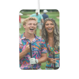 Golf Photo Customize Personalize Car Air Freshener
