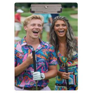 Golf Photo Customize Personalize Clipboard