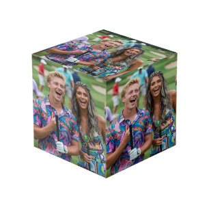 Golf Photo Customize Personalize Cube