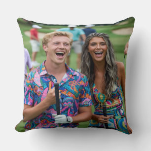 Golf Photo Customize Personalize Cushion