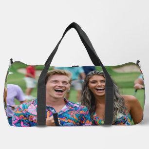 Golf Photo Customize Personalize Duffle Bag