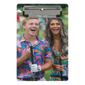 Golf Photo Customize Personalize Mini Clipboard
