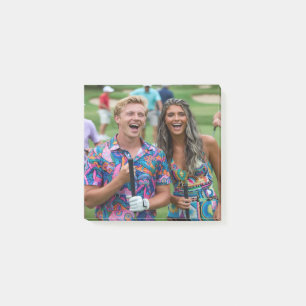 Golf Photo Customize Personalize Post-it Notes