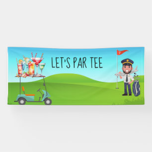 Golf Pilot Let’s Par tee  Banner
