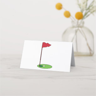 Golf Pin Place Card
