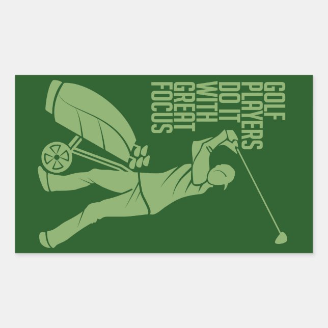 GOLF PLAYER custom stickers (Front)