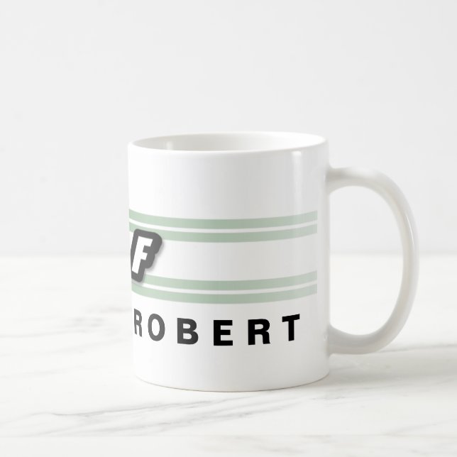 Golf Player Design Coffee Mug (Right)