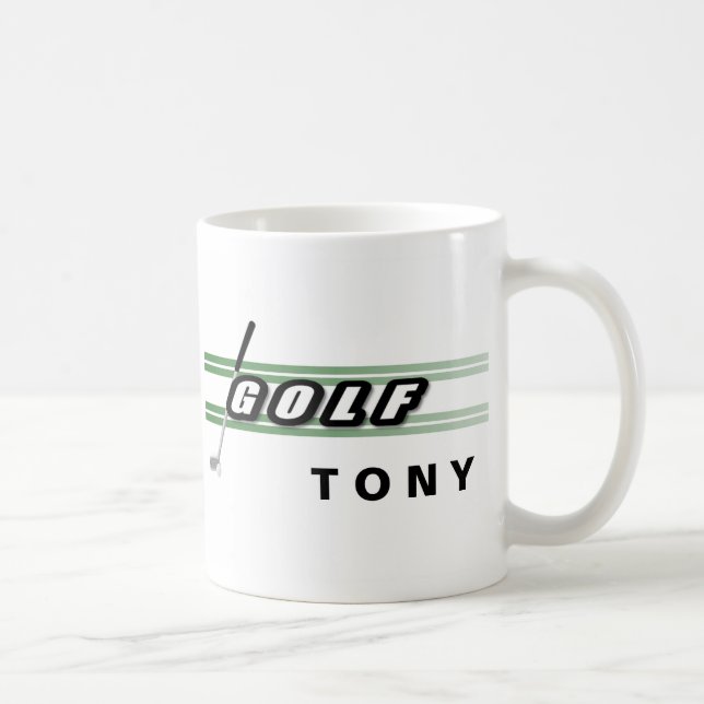 Golf Player Design Coffee Mug (Right)