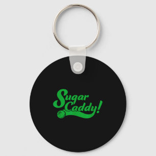 Golf Player Funny Caddy Costume Sugar Caddy Golf T Key Ring