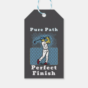 golf player gift tags