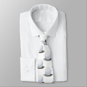 Golf Player Golf Ball Tie